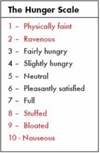 hunger scale